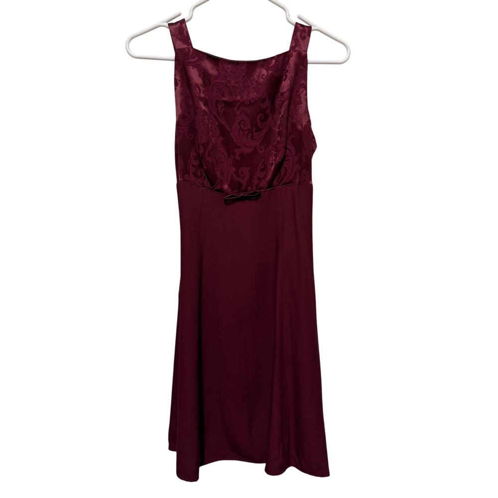 Just Choon Homecoming Semi Formal  Burgundy Dress Size 3